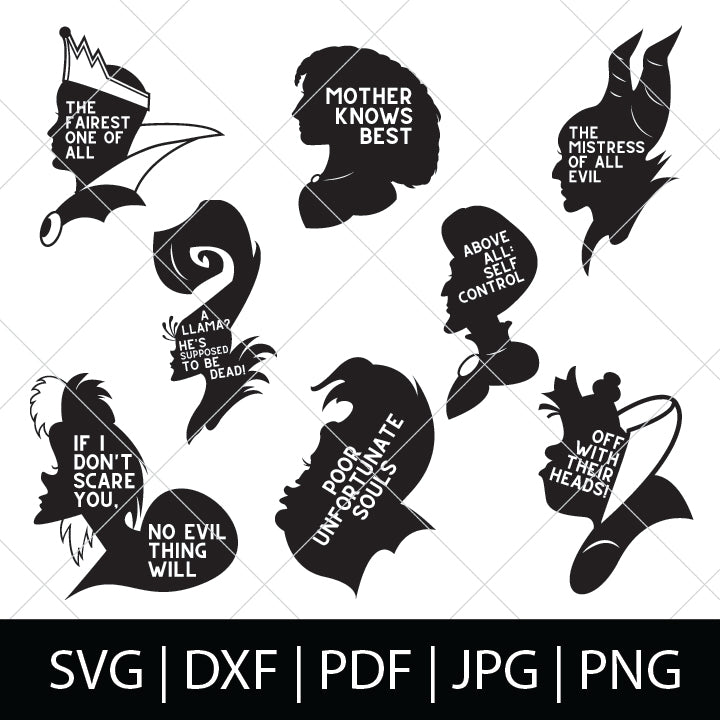 Free Free 316 Female Disney Villains Svg SVG PNG EPS DXF File