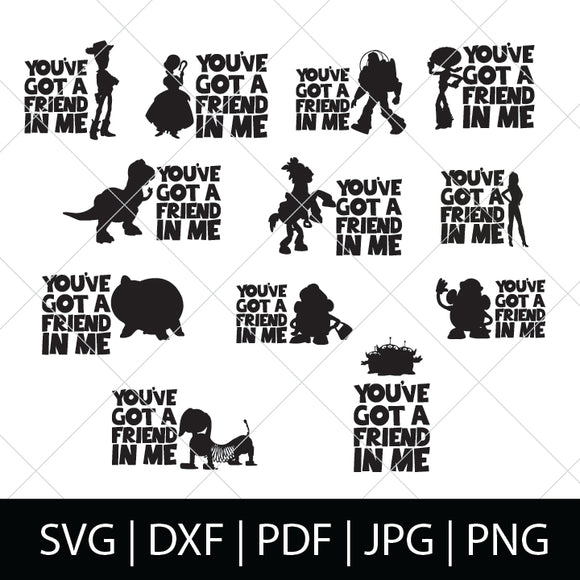 YOU'VE GOT A FRIEND IN ME (V2) - TOY STORY SVG BUNDLE ...