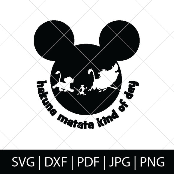 Download Hakuna Matata Kind Of Day Lion King Svg File Thelovenerds