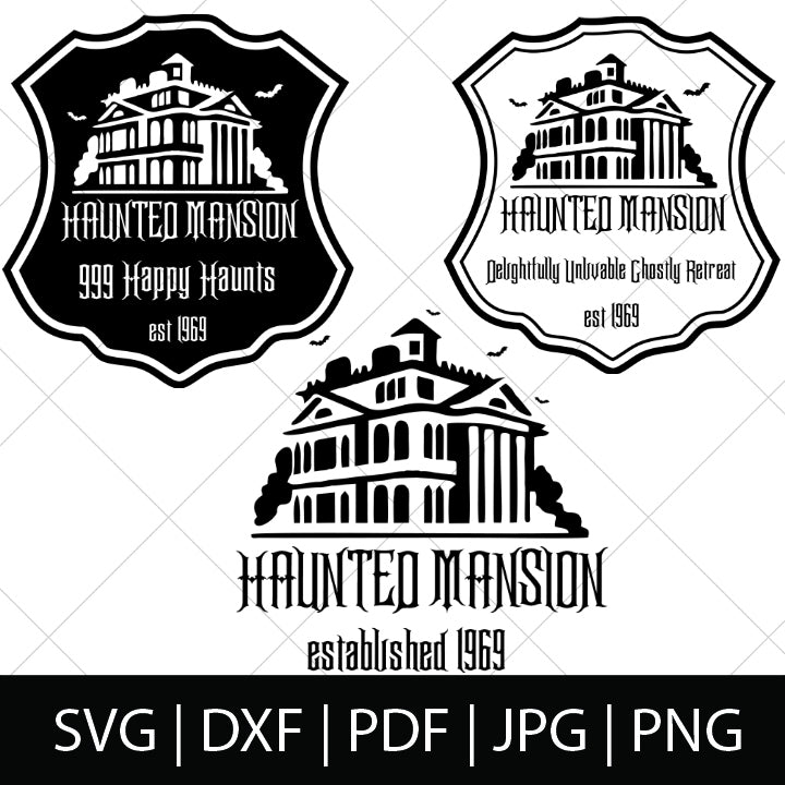 Download HAUNTED MANSION SVG BUNDLE - TheLoveNerds