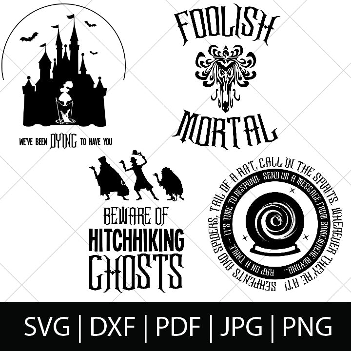 Download HAUNTED MANSION CHARACTER SVG FILES - TheLoveNerds