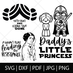 Free Free 314 Princess Leia Silhouette Svg SVG PNG EPS DXF File