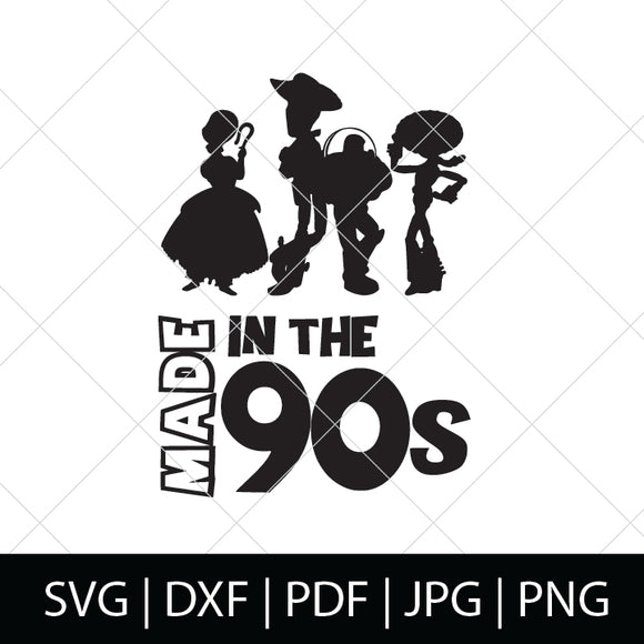 MADE IN THE 90s - TOY STORY SVG FILE