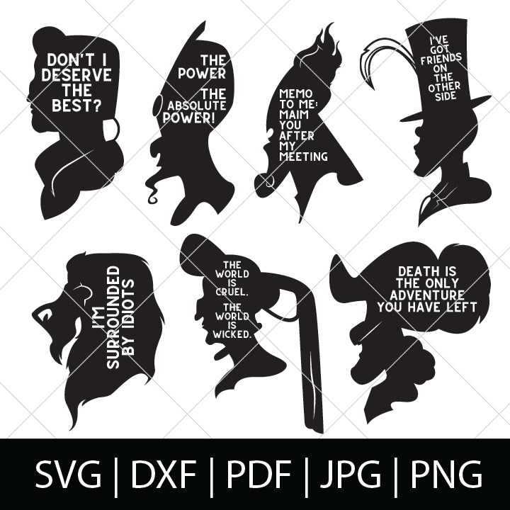 Free Free 69 Silhouette Disney Villains Svg SVG PNG EPS DXF File