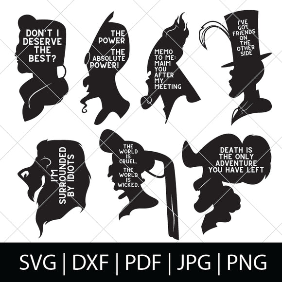 Free Free 332 Disney Villains Svg SVG PNG EPS DXF File