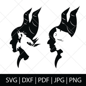 Download Maleficent Silhouettes Sleeping Beauty Svg Files Thelovenerds
