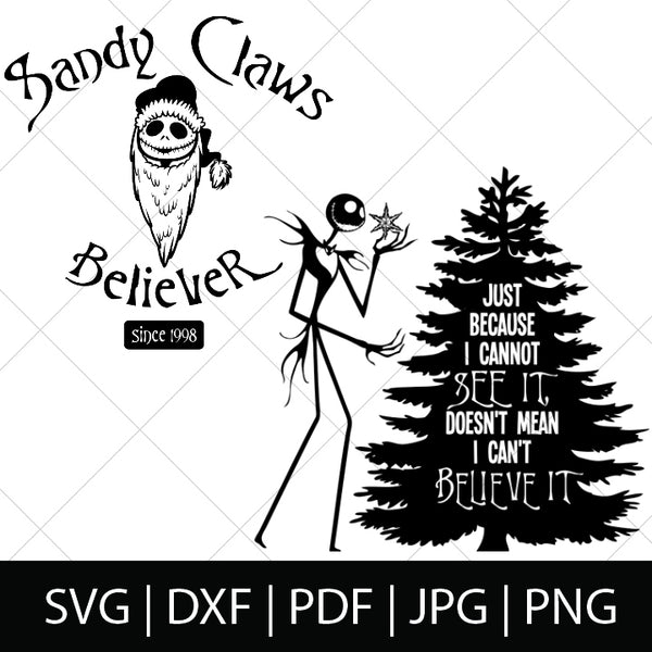 Download A Nightmare Christmas Nightmare Before Christmas Svg Files Thelovenerds