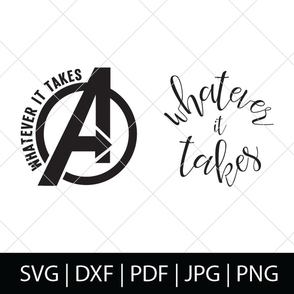Download Avengers Whatever It Takes Svg Bundle Thelovenerds
