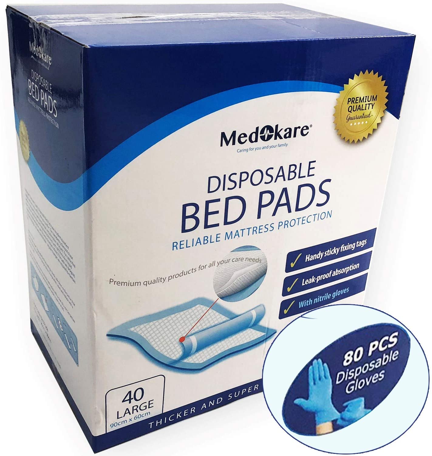 disposable incontinence bed pads