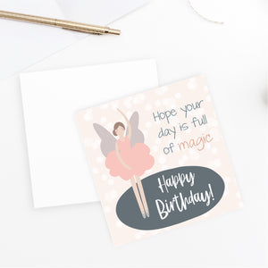 Little Fairy Birthday Card