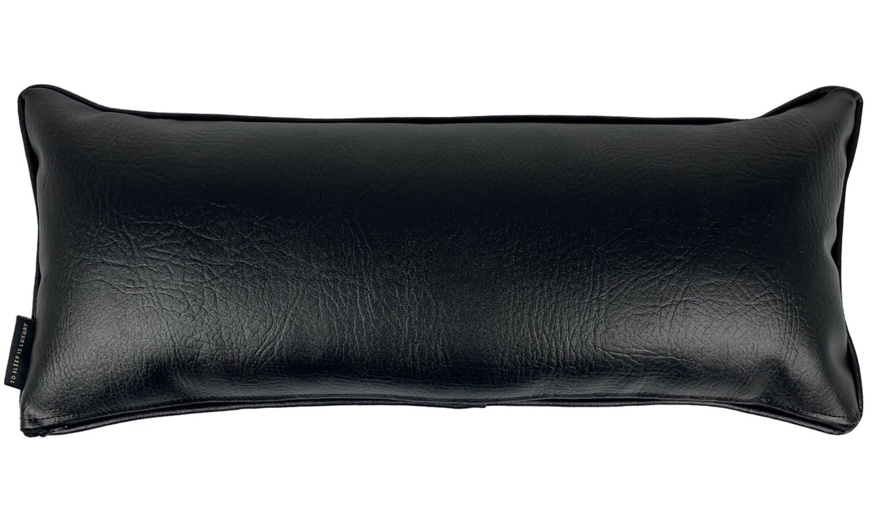 leather bolster pillow