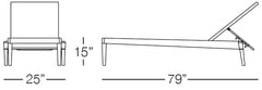 Cancun Chaise Lounge Sizes Image