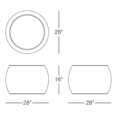 Congo Side Table Measurements