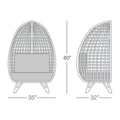 Nest Hanging Chair measurements