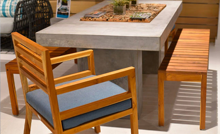 Kannoa Outdoor Furniture Teak Cali Collection