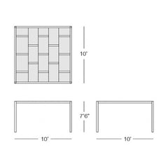 Breeze Cabana Measurements