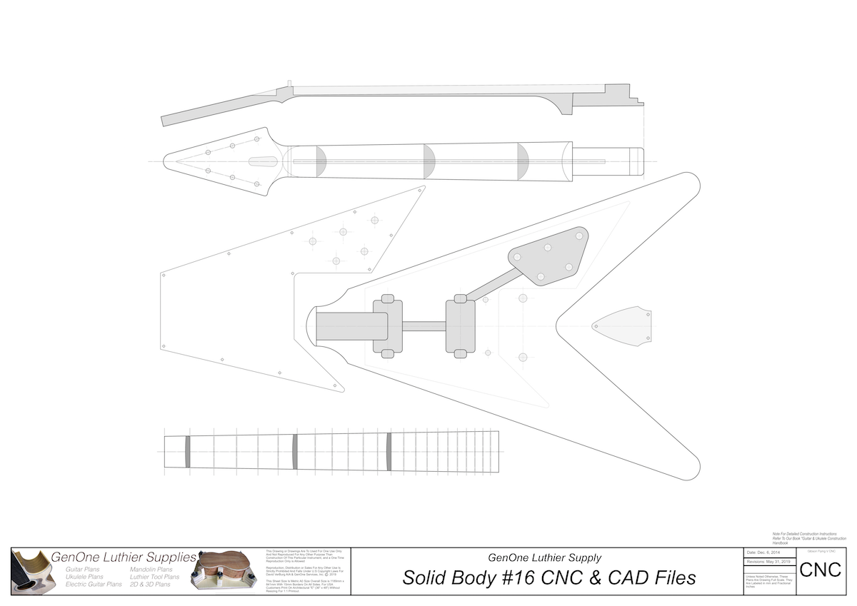 guitar body dwg files