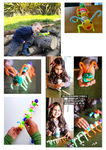 Caterpillar-craft-dragonfly-craftand-insect-crafts-made-by-kids