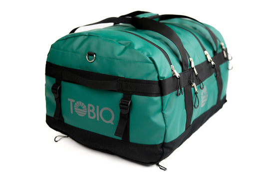 The Blue Ridge Travel Duffel Bag 50L - Backpack Combo Bag - Eco-Friendly Kodra Bag | TOBIQ