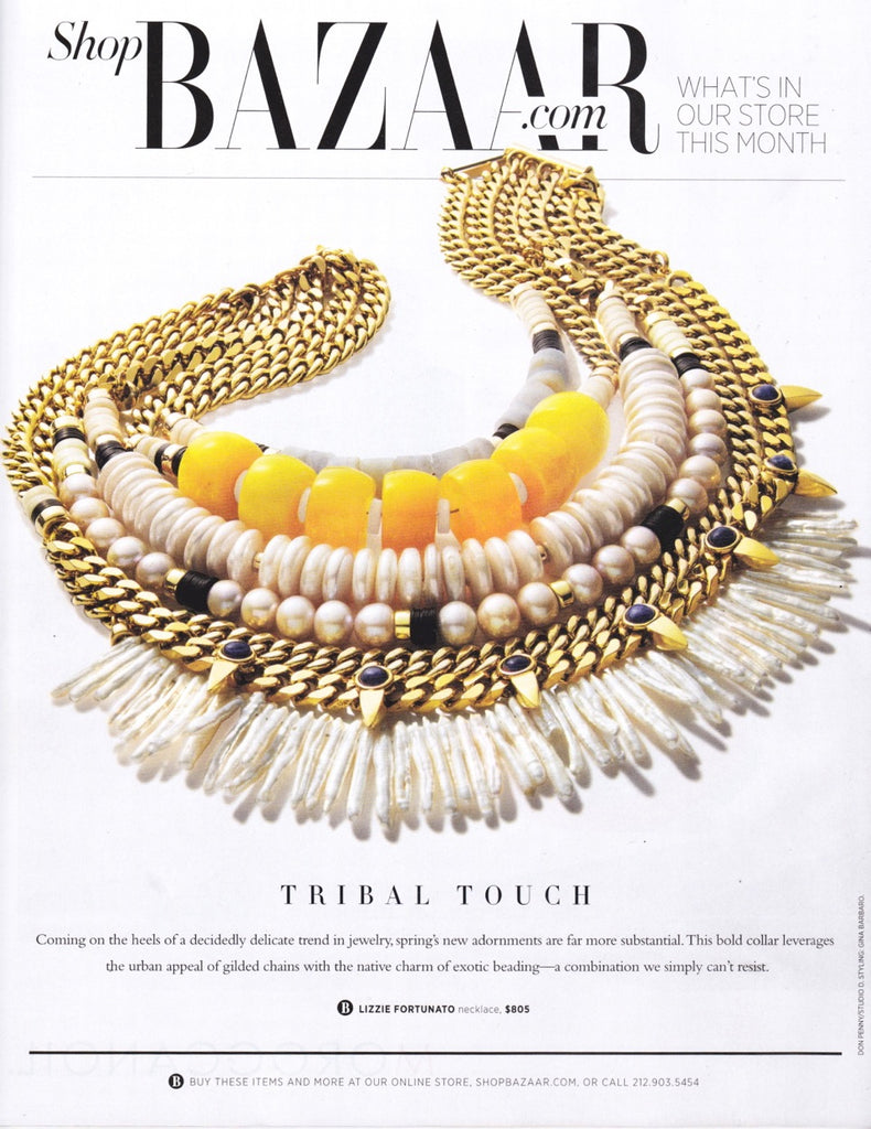 Harper's Bazaar - Tribal Touch - Jan 2014