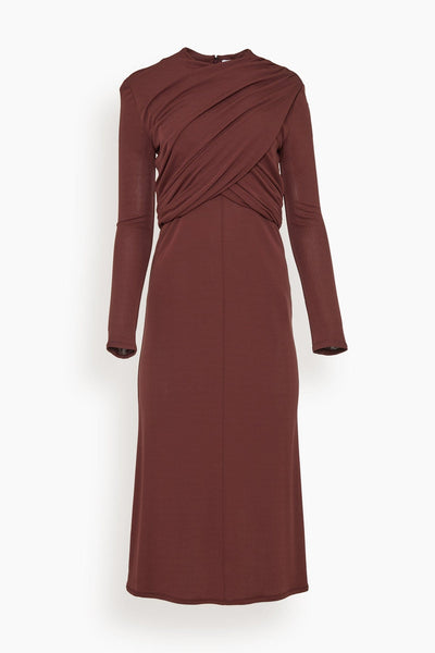 Wrap Midi Dress