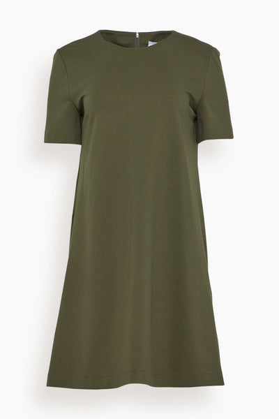 A-line Crew Neck Above the Knee Dress