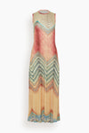 Spring Chevron Print Dress by Ulla Johnson