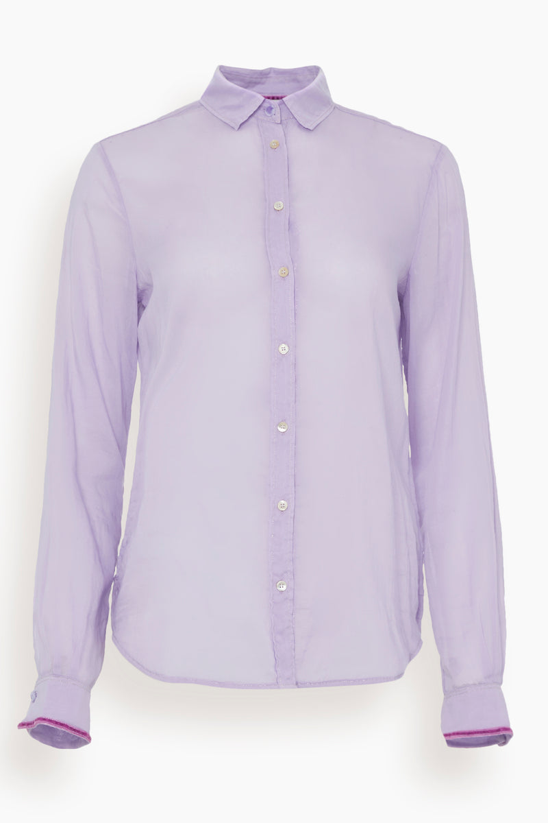Forte Cotton Silk Voile Shirt in Lila – Hampden Clothing