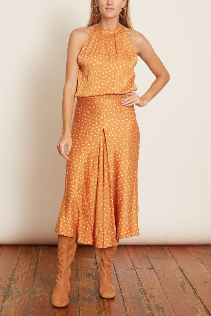 rodebjer orange dress