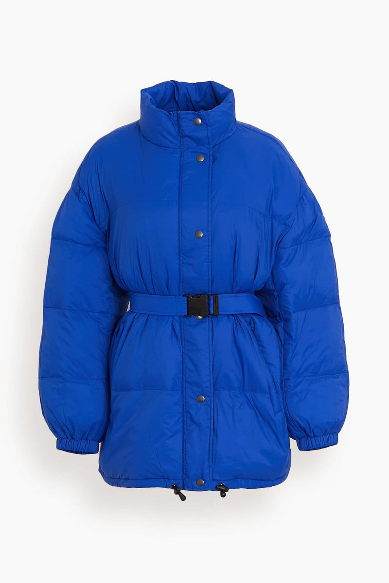 Isabel Marant Dilys Coat in Electric Blue – Hampden Clothing