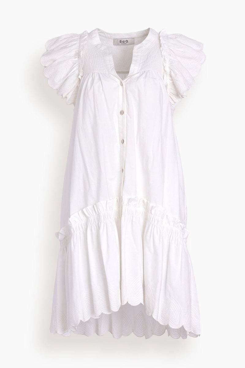 Sea Heidi Heart Quilt Sleeve Tunic White – Hampden Clothing