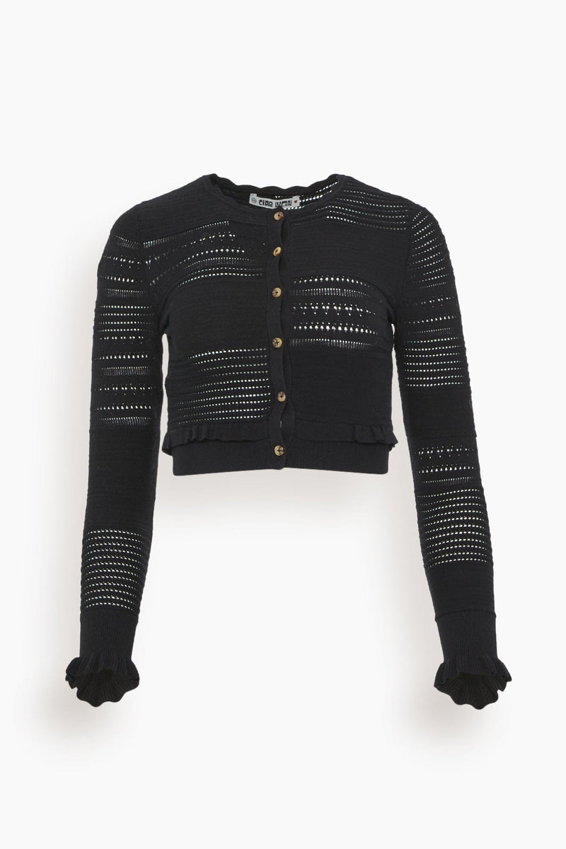 Ciao Lucia Vedetta Cardigan in Black – Hampden Clothing