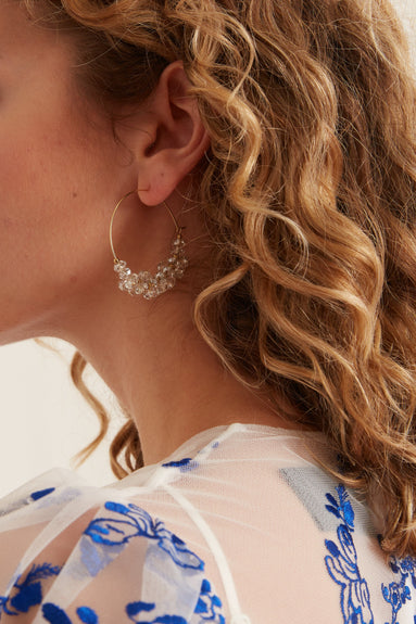 Isabel Marant: Silver Perfect Day Earrings | SSENSE