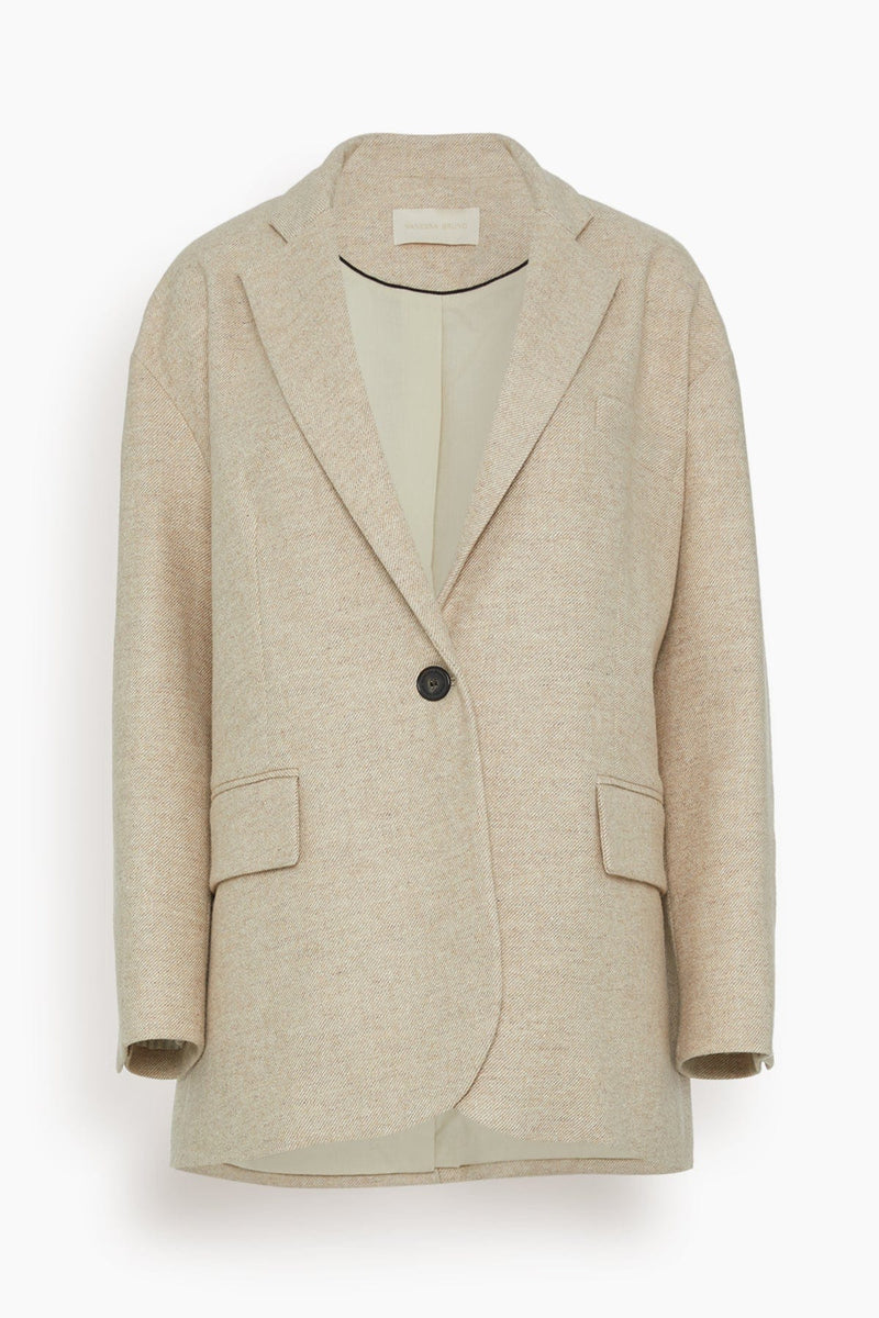 Vanessa Bruno Virginia Blazer in Beige – Hampden Clothing