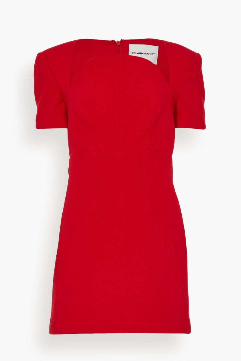 Roland Mouret Moon Mini Dress in Red – Hampden Clothing