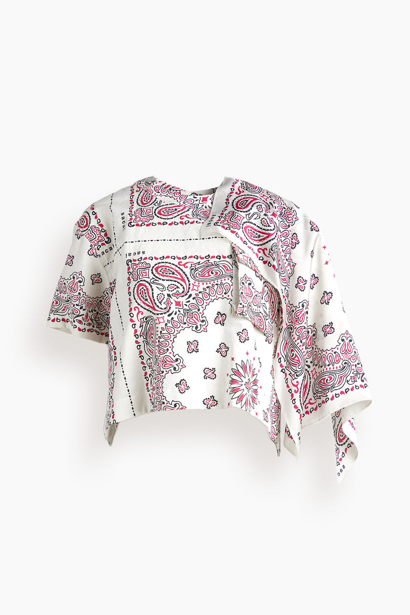 Sacai Bandana Print Pullover in Off White – Hampden Clothing