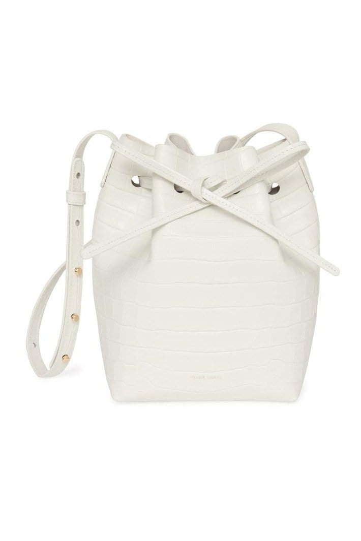 white mini croc bag