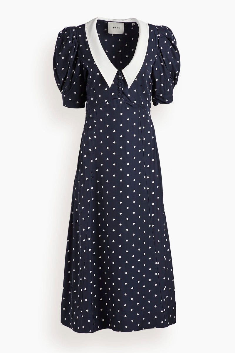 Rohe Merel Dress in All-Over Dot – Hampden Clothing