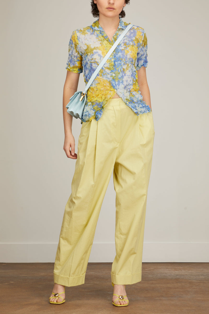 Dries Van Noten Partan Pant in Yellow – Hampden Clothing