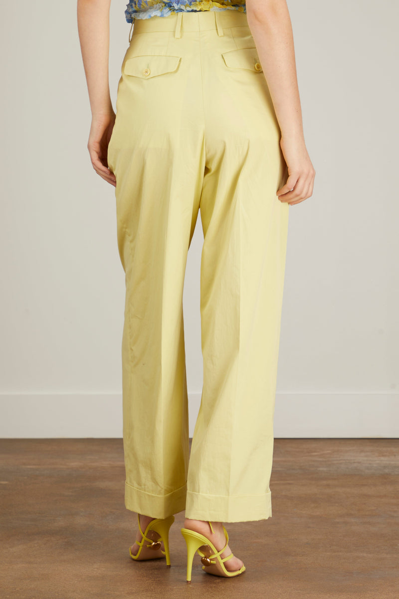 Dries Van Noten Partan Pant in Yellow – Hampden Clothing