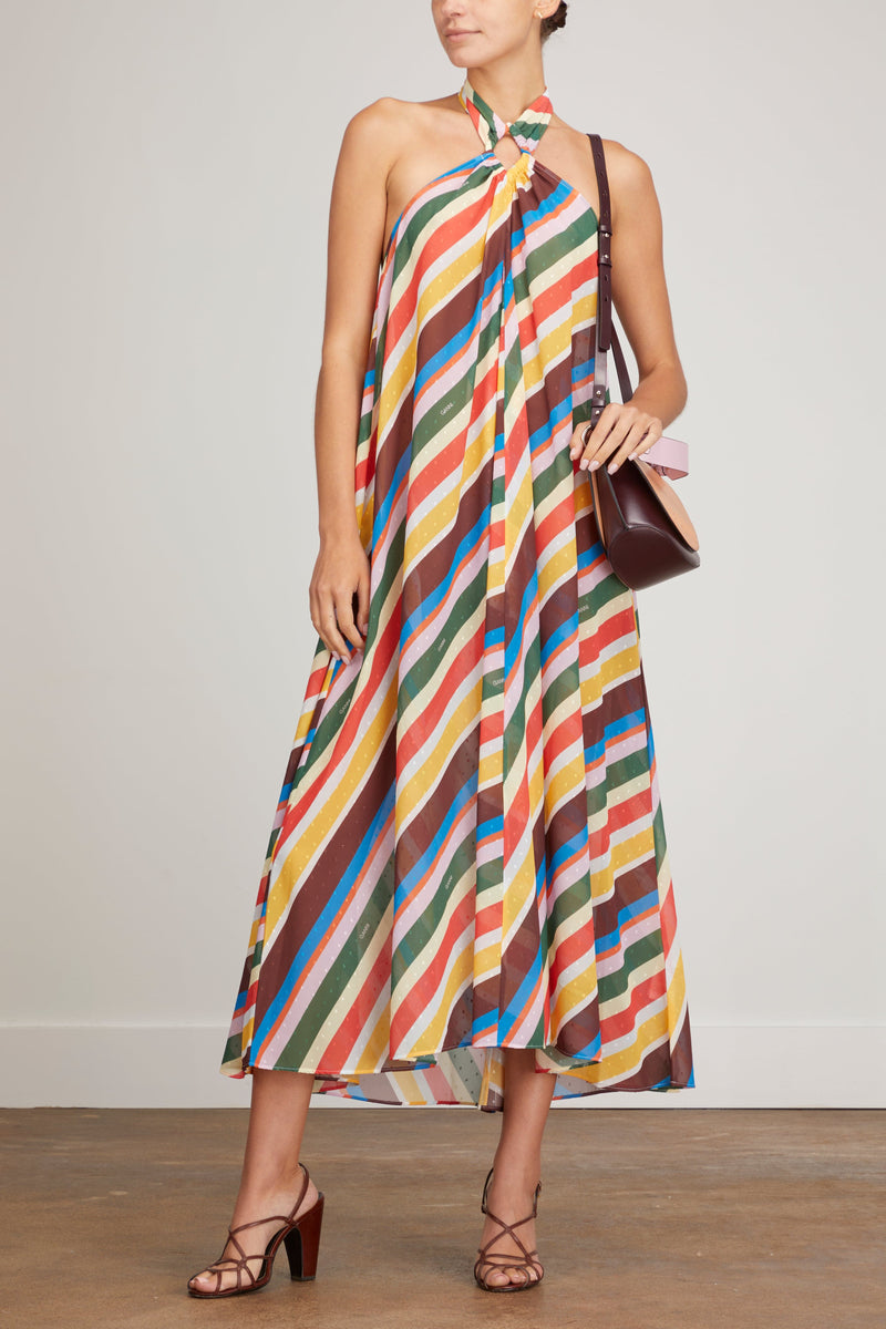 Ganni Dress in Multicolour – Hampden Clothing