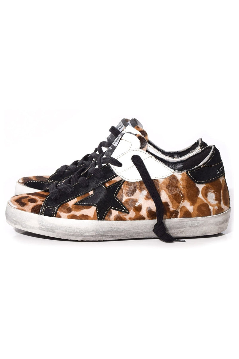 golden goose superstar leopard star