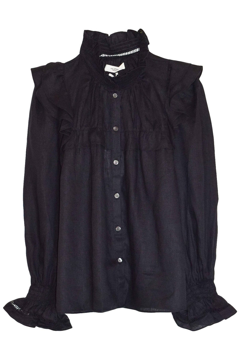 Drikke sig fuld ydre udredning Isabel Marant Etoile Atedy Top in Black – Hampden Clothing