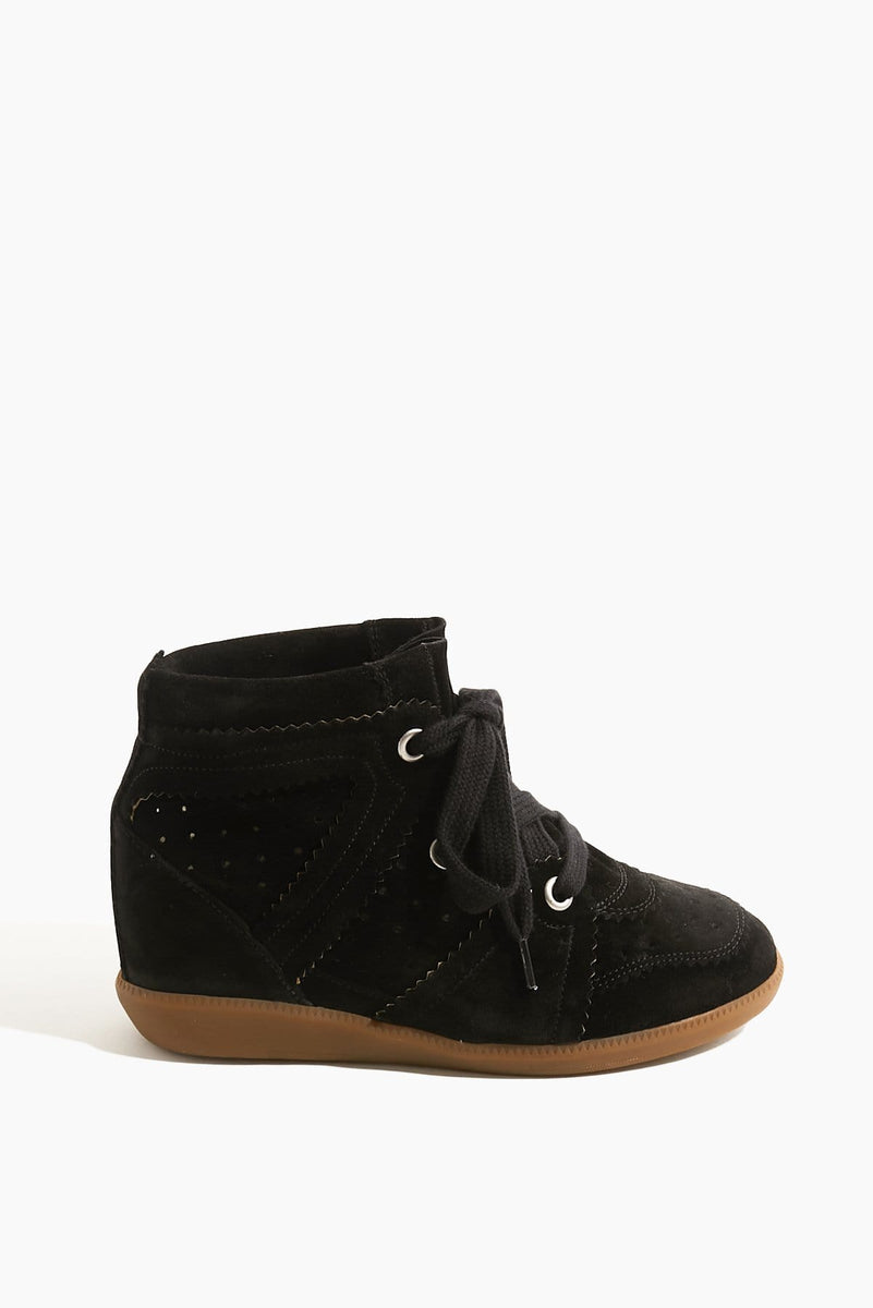 Isabel Marant Bobby Sneaker in Black – Clothing