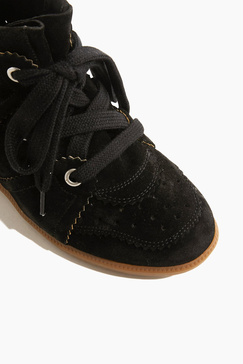 Isabel Bobby Sneaker in Black Hampden Clothing