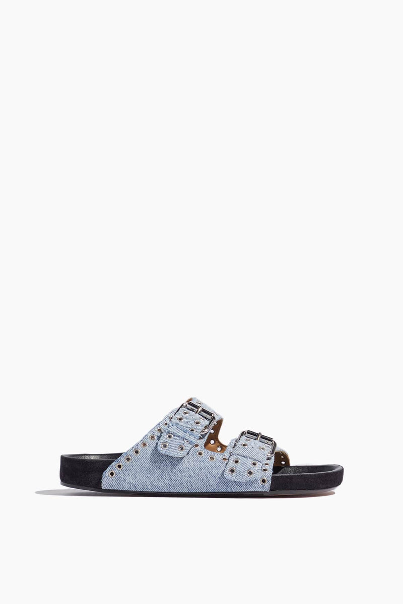 Bereid Niet verwacht Afgrond Isabel Marant Shoes Lennyo Denim Sandals in Light Blue – Hampden Clothing