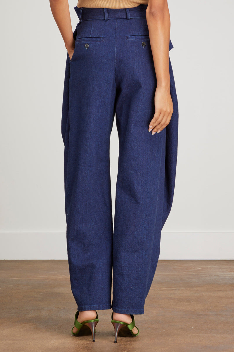 Fold Over Trousers in Indigo – Hampden Clothing