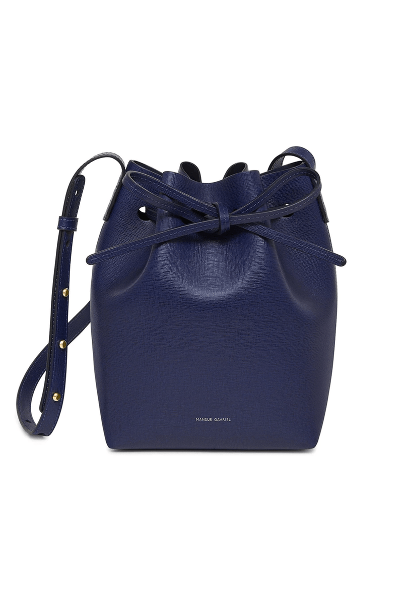 mansur gavriel saffiano bucket bag