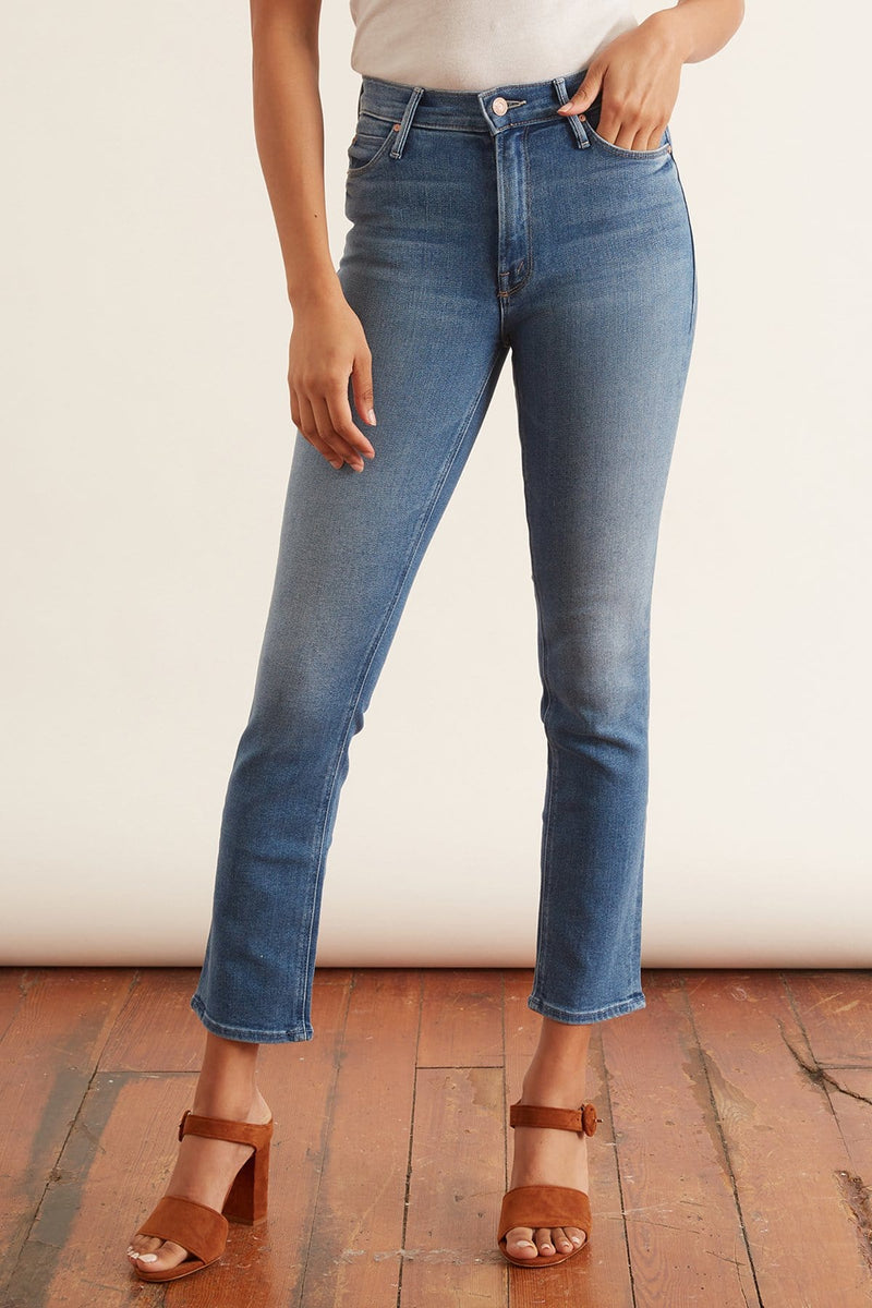 Mother The Mid Rise Dazzler Ankle Jean 