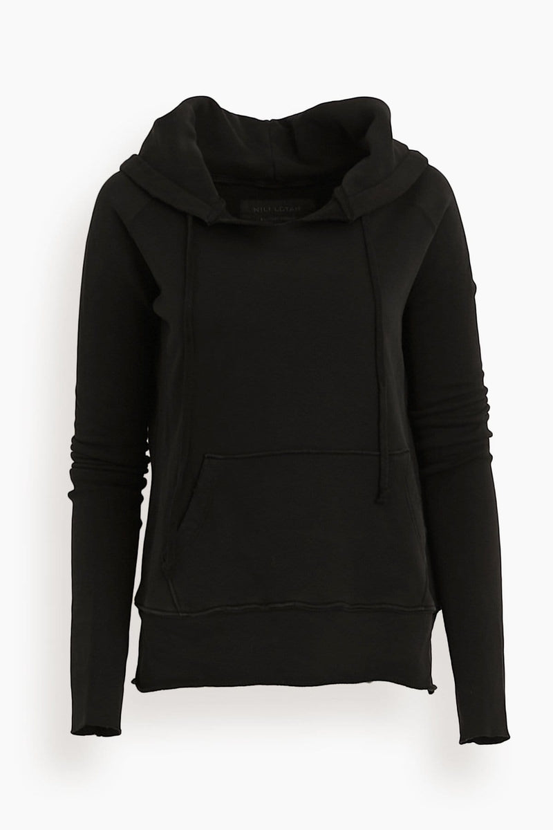 Nili Lotan Janie Hoodie in Washed Black – Hampden Clothing